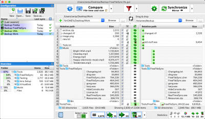 Скриншот приложения FreeFileSync - №1