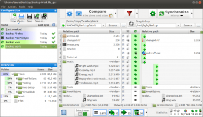 Скриншот приложения FreeFileSync - №1