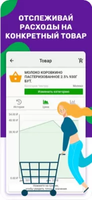Скриншот приложения Чекгуру: быстрый учёт расходо‪в - №4