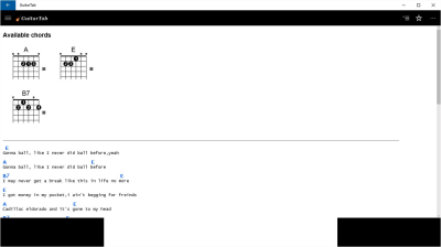 Скриншот приложения GuitarTab - №3