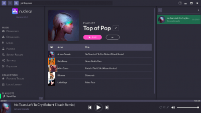 Скриншот приложения Nuclear Music Player - №6