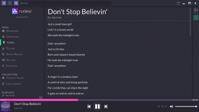 Скриншот приложения Nuclear Music Player - №7