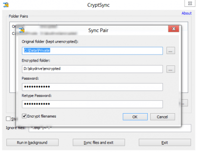 Скриншот приложения CryptSync - №2