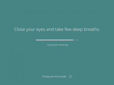 Скриншот приложения Stretchly - №4