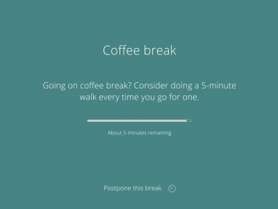 Скриншот приложения Stretchly - №5