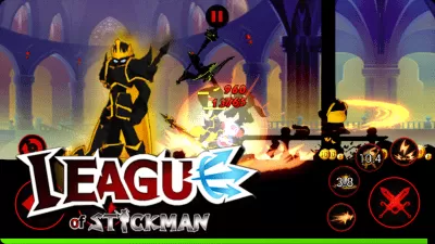 Скриншот приложения League of Stickman Free - №5