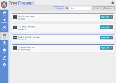 Скриншот приложения Free Firewall - №4