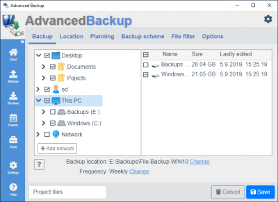 Скриншот приложения Advanced Backup Free - №2