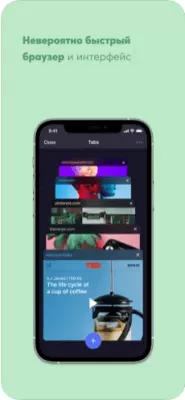 Скриншот приложения Opera для iOS - №5