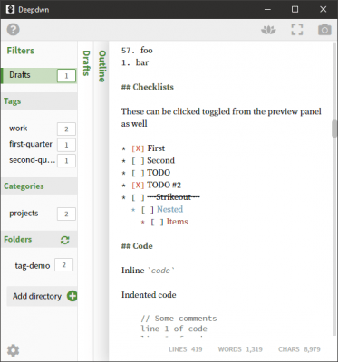 Скриншот приложения Deepdwn - №3
