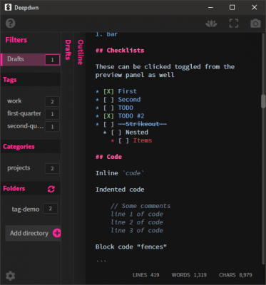 Скриншот приложения Deepdwn - №4