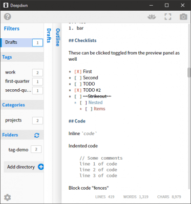 Скриншот приложения Deepdwn - №5