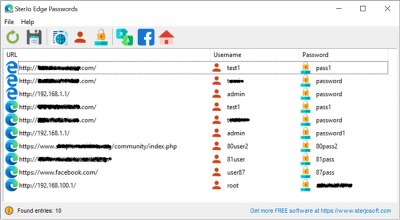 Скриншот приложения SterJo Edge Passwords - №1