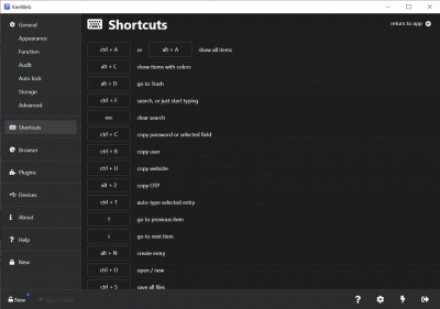 Скриншот приложения KeeWeb - №3