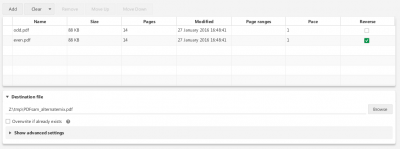 Скриншот приложения PDFsam Basic - №3