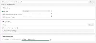 Скриншот приложения PDFsam Basic - №4