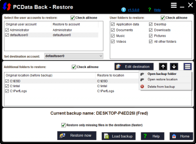 Скриншот приложения PCData Back - №3