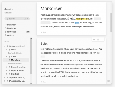 Скриншот приложения Mochi для Mac - №3