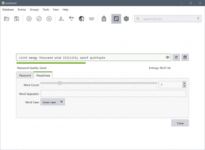 Скриншот приложения KeePassXC - №9