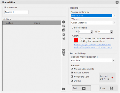 Скриншот приложения TGM Gaming Macro - №4