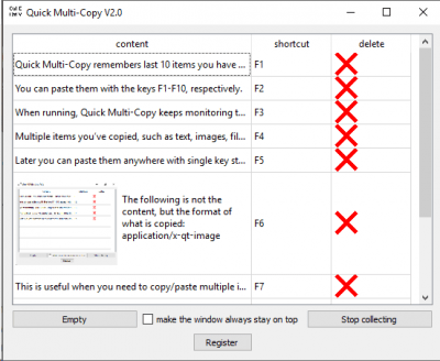 Скриншот приложения Quick Multi-Copy - №1