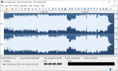 Скриншот приложения WaveCut Audio Editor - №1