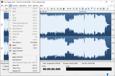 Скриншот приложения WaveCut Audio Editor - №2