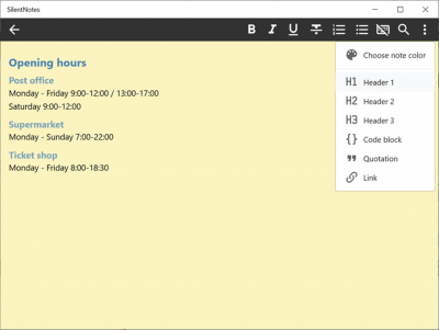 Скриншот приложения SilentNotes - №3