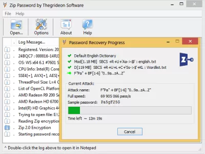Скриншот приложения Thegrideon Software Zip Password - №2
