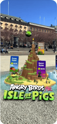 Скриншот приложения Angry Birds AR - №1