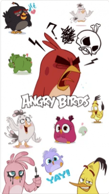 Скриншот приложения Angry Birds Stickers - №4