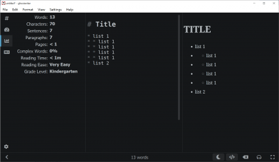 Скриншот приложения ghostwriter - №3