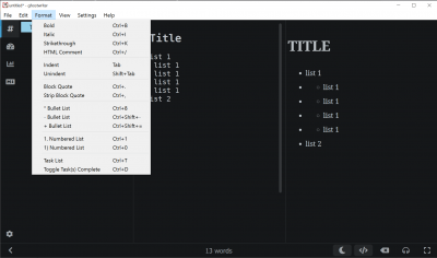 Скриншот приложения ghostwriter - №5