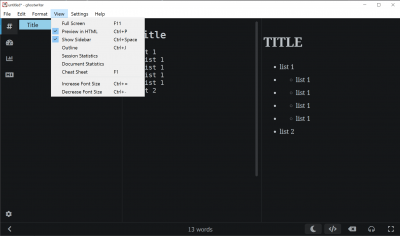 Скриншот приложения ghostwriter - №6