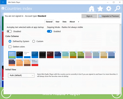 Скриншот приложения Mini Radio Player - №4