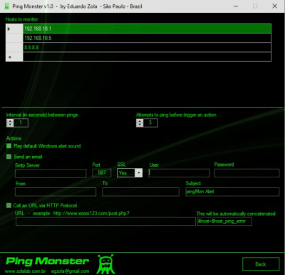 Скриншот приложения Ping Monster - №2