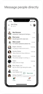 Скриншот приложения Google Chat для iOS - №1
