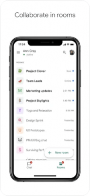 Скриншот приложения Google Chat для iOS - №2