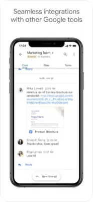 Скриншот приложения Google Chat для iOS - №3