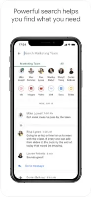 Скриншот приложения Google Chat для iOS - №4