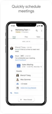 Скриншот приложения Google Chat для iOS - №5
