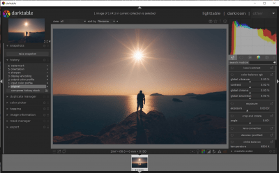 Скриншот приложения darktable для Windows - №5
