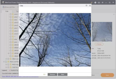 Скриншот приложения MiniTool Power Data Recovery Free Edition - №3