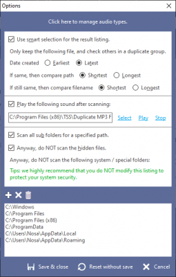 Скриншот приложения Duplicate MP3 Finder Plus - №6
