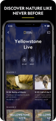 Скриншот приложения Nat Geo TV: Live & On Demand - №1