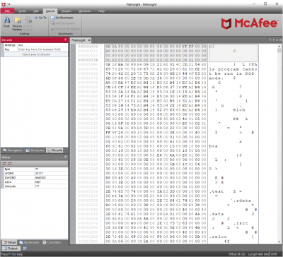 Скриншот приложения FileInsight - №3