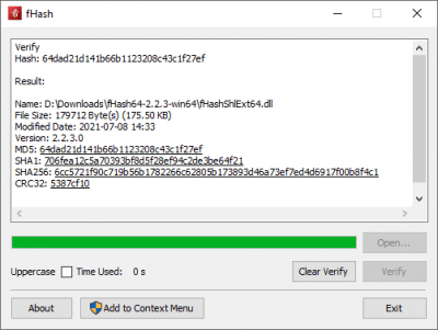 Скриншот приложения fHash - №3