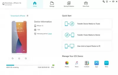 Скриншот приложения Tenorshare iCareFone - №7