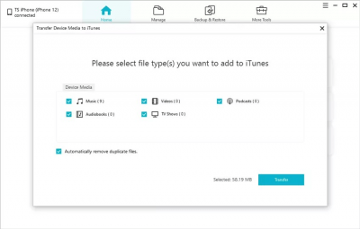 Скриншот приложения Tenorshare iCareFone - №9