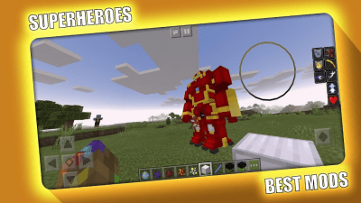 Скриншот приложения Avengers Superheroes Mod for Minecraft PE - MCPE - №1